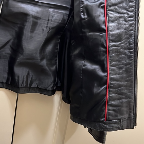 Kenneth Cole Reaction Black Leather Jacket Size XL - Picture 8 of 13